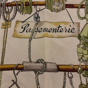 HERMES Vintage Passementerie Silk Scarf